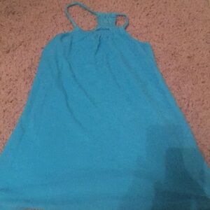 Swimming cover up teal , girls small